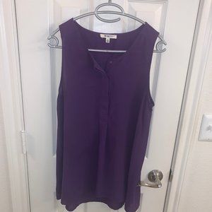 BB Dakota Sleeveless Oversized Blouse